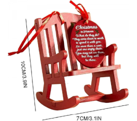Christmas In Heaven - rocking chair
